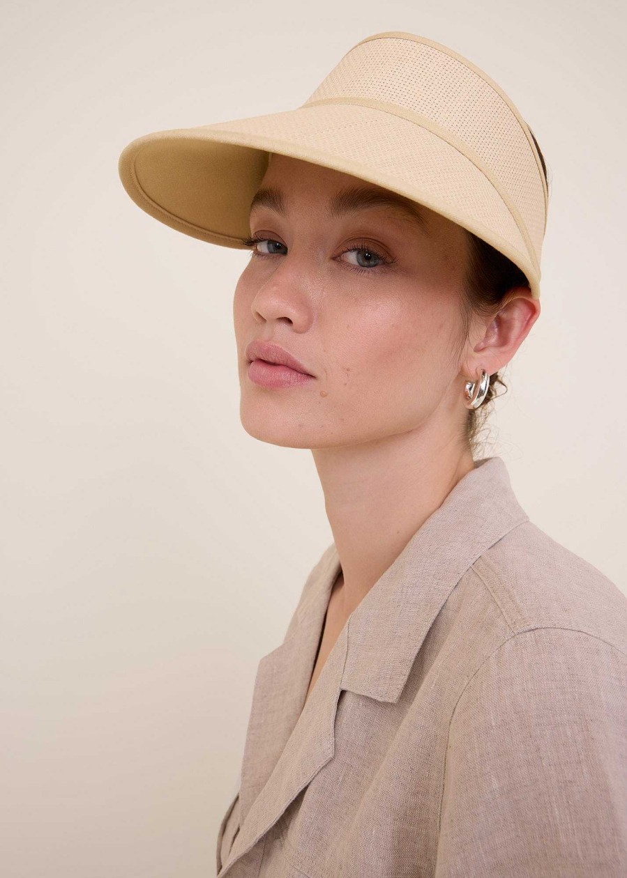 Vanilia Straw Visor Cap