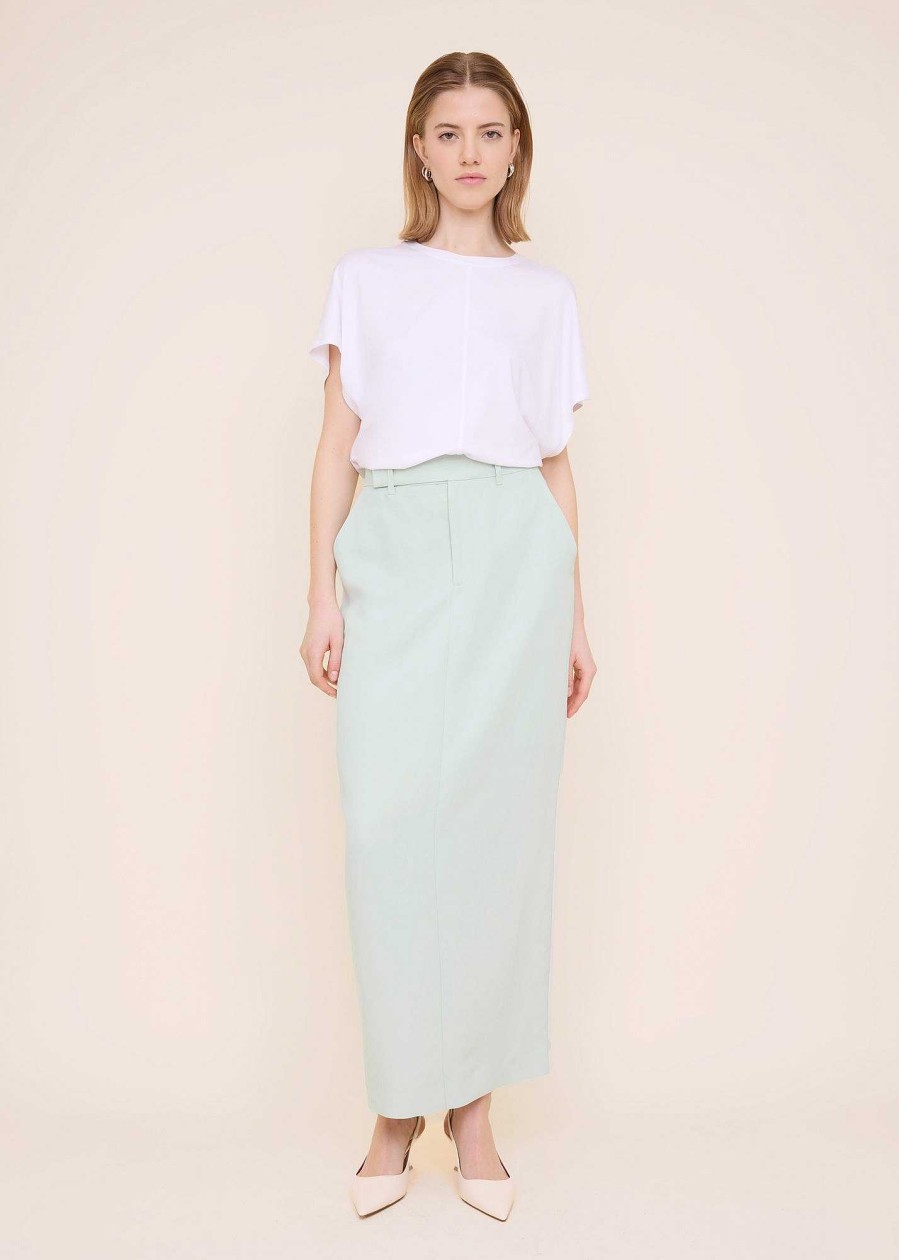 Vanilia Linen Maxi Skirt