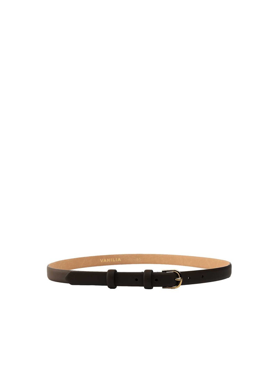 Vanilia Thin Leather Belt