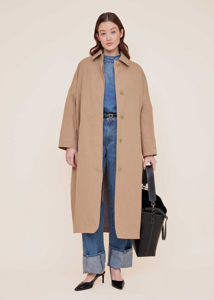 Vanilia Tencel Trenchcoat