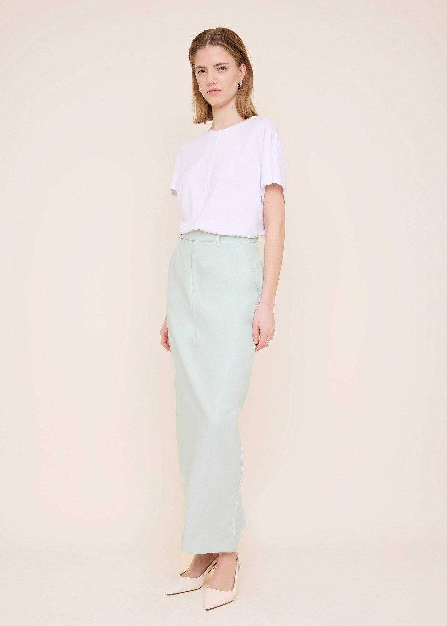 Vanilia Linen Maxi Skirt